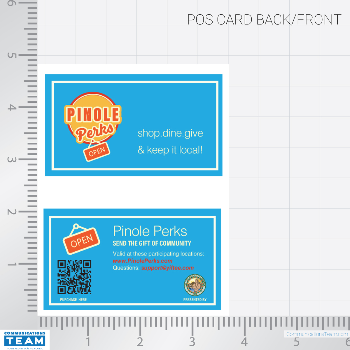 Communications-Team-Portfolio-Pinole-Perks-POS-card